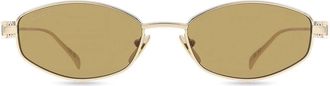 Gucci GG1802S 005 Womens Sunglasses Gold Size 55