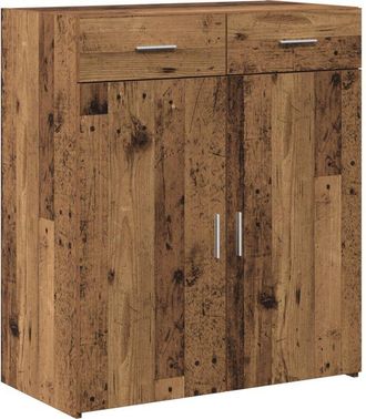 vidaXL Vidaxl - Armario de almacenamiento Madera vieja 80 x 42.5 x 93.5 cm