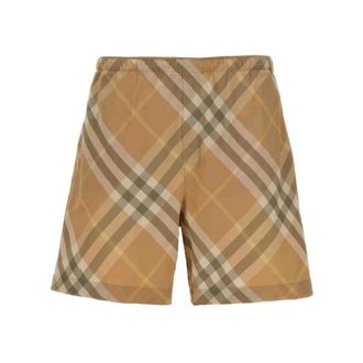 Burberry Badmode, Heren, Beige, M, Zwemshort