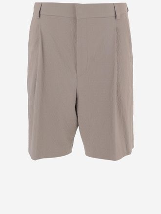 HUGO BOSS Mens Shorts Stretch Cotton Beige