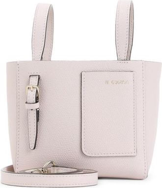 Valextra Light Pink Leather Handbag