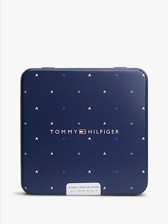 Tommy Hilfiger 4-Pack Flag Embroidery Socks Gift Box