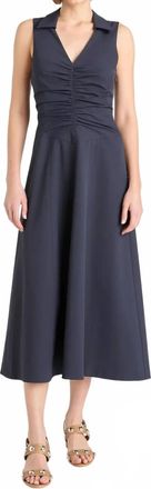 Cinq &agrave; Sept Kilda Midi Dress In Navy