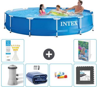 Intex Piscina Con Estructura Redonda - 366x76 Cm - 7-piezas S177