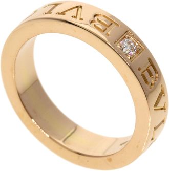 Bulgari Pink Gold (18K) Band Ring (Pre-Owned)