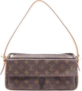Louis Vuitton Pre-owned Shoulder Bags, female, Brown, Size: ONE SIZE Pre-owned Canvas Shoulder Bag