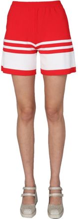 Moschino Red Stripes Shorts