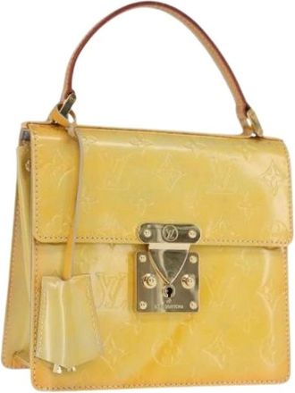 Louis Vuitton Pre-owned Handbags, female, Yellow, Size: ONE SIZE Pre-owned Handbag