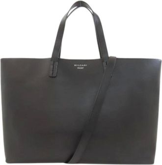 Bulgari Pre-owned Tote Bags, female, Black, Size: ONE SIZE Pre-owned Vintage Tote Bag