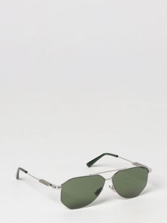 Bottega Veneta Aviator Metal Sunglasses with Double Bridge