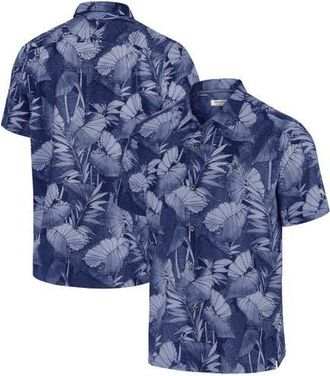 Tommy Bahama Mens Tommy Bahama Navy Dallas Cowboys Bahama Coast Nuevo Fronds Camp Button-Up Shirt at Nordstrom, Size Small