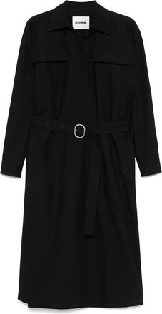 Jil Sander Abito midi in cotone - Blu