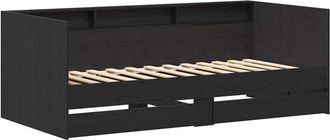 vidaXL Cama De D&iacute;a Gris 90 X 200 Cm Madera Contrachapada Vidaxl