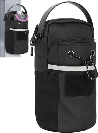 Generic Magnetic Gym Bag - Water Bottle Equipment Tote with Detachable Strap, Fitness Shoulder Magnetic Bag for Gym, Sports Tote, Organizer Holder with Adjust