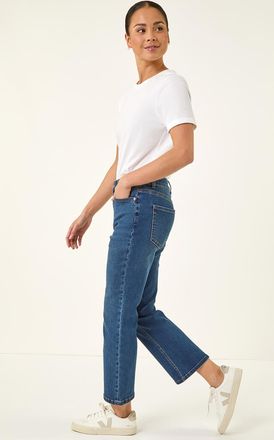 Roman Bootcut Cropped Jeans