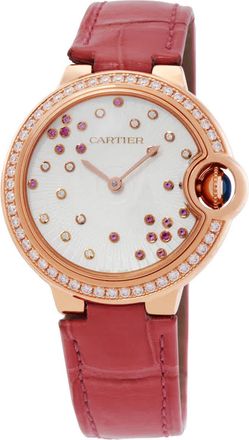 Cartier Ballon Bleu Automatic Diamond Ladies Watch WJBB0087