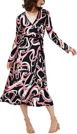 【DIANE VON FURSTENBERG】織地 ミディワンピース Diane von Furstenberg ひざ丈ワンピース｜Yahoo!フリマ（旧