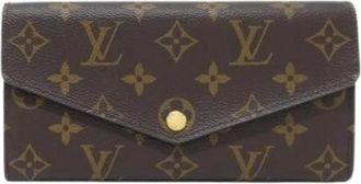 Louis Vuitton Pre-owned Wallets, female, Brown, Size: ONE SIZE Pre-owned Canvas Wallet
