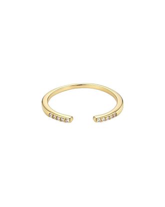 Adornia Adornia 14K Plated Open Cz Band