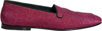 Dolce & Gabbana Loafers Geklede Schoenen - Heren - Loafers - Roze - 43 EU - Leer - Schoenen