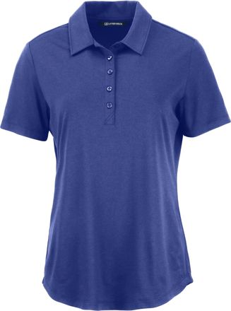 Cutter & Buck Coastline Epic Comfort Eco Recycled Womens Polo, Tour Blue, XXL