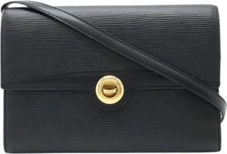 Louis Vuitton Pre-owned Cross Body Bag - Dames - Vintage Schoudertas - Zwart - ONE Size - Leer - Vintage