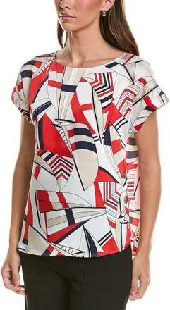 Jones New York Printed Blouse