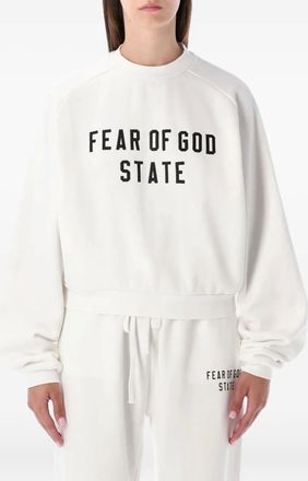 Fear of God fleece sweatshirt - White