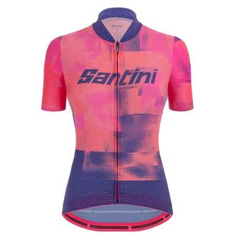 Santini Forza Indoor Jersey Velotrikot f&uuml;r Damen | rosa