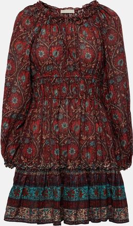 Ulla Johnson Val floral puff-sleeve minidress
