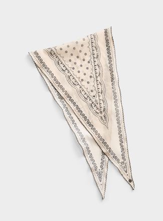 Fraas Womens Scalloped bandana