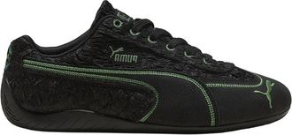 Puma Womens Wicked Speedcat Elphie Lace Up Sneakers Shoes Casual - Black, Black, 7