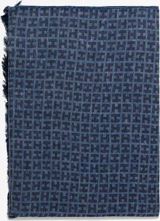 Hemisphere Schal aus Wolle und Leinen Rade