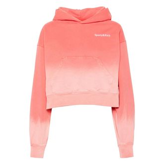 Sporty & Rich Dames, Sweatshirts & Hoodies, Roze, Maat: M Katoen