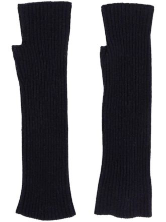 Chinti and Parker Guanti con mezze dita - Blu