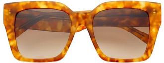 Freyrs Eyewear Bon Chic Oversized Square Sunglasses in Light Tortoise at Nordstrom