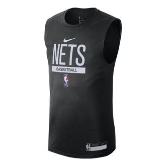 Nike x NBA Brooklyn Nets Training Jersey Black DR6753-010