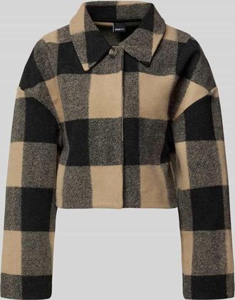 Gina Tricot Jacke mit Umlegekragen Modell Short jacket in Sand, Größe XL