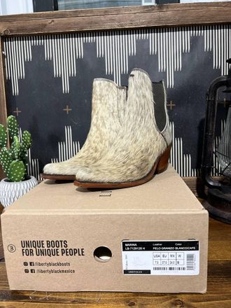 Liberty Black Womens Granizo Cafe Booties In Beige