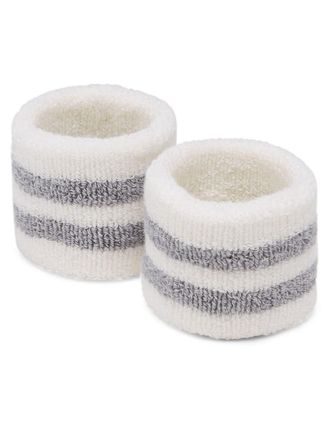 Brunello Cucinelli Gestreepte manchetten - Wit