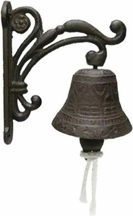 OEM Adecuado Para Timbre De Puerta Principal, Timbre Decorado, Timbre De Pared Antiguo De Hierro Fundido Para Casa De Campo, Timbre Con Forma De Flor