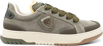 Blauer Harper sneakers - men - Polyurethane/Fabric/Fabric/Calf Suede/Calf Leather/Rubber - 40 - Green