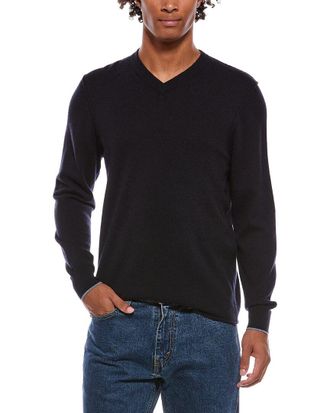 Naadam Wool & Cashmere-Blend V-Neck Sweater