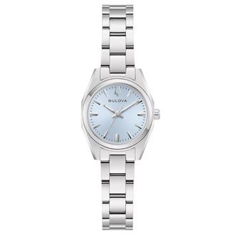 Bulova Surveyor Dames Horloge Zilverkleurig 96L345
