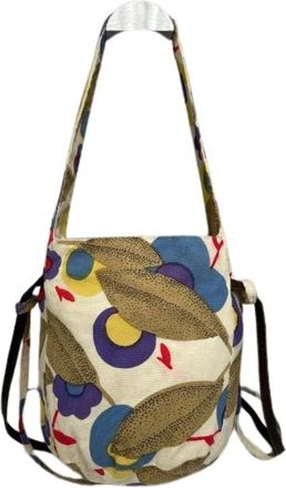 Marni Pre-owned Bucket Bags, female, Multicolor, Size: ONE SIZE Pre-owned Canvas Shoulder Bag