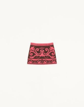 Valentino Terry Cloth Skirt Wo