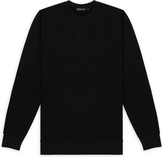 Aspact Sweatshirt - Heren - Sweatshirts - Zwart - XL - Katoen - Hoodies & sweatvesten