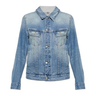 Maison Margiela Dames, Jassen, Blauw, Maat: XS Denim