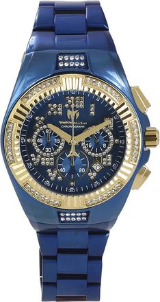 Technomarine Cruise Chronograph Quartz Crystal Blue Dial Mens Watch TM-121238