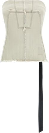 Rick Owens Grey Bustier top